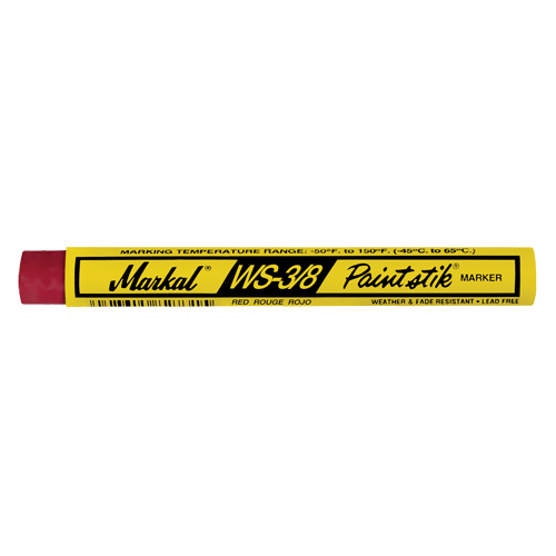 WS-3/8 Paintstik&reg; Paint Marker, Solid Stick, Red Infinity Industrial Services Inc.