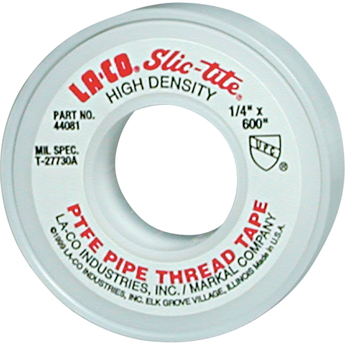 Slic-Tite&reg; PTFE Thread Tape, 300" L x 3/4" W, White Infinity Industrial Services Inc.