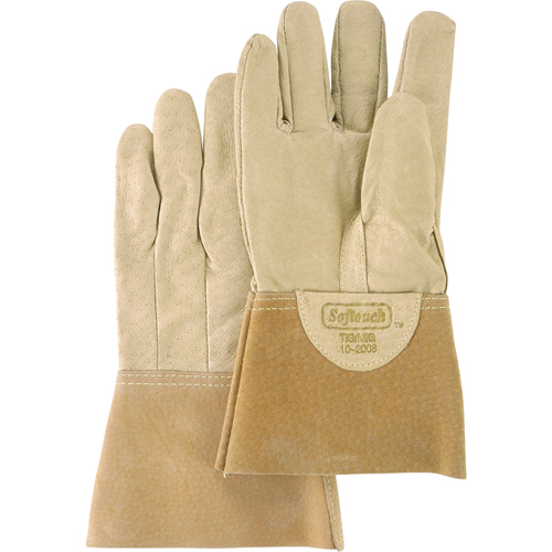 Softouch Welding Gloves, Pigskin Leather, Size Medium Infinity Industrial Services Inc.