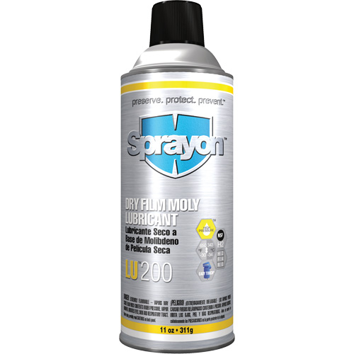 LU200 Dry Film Moly Lubcricant, Aerosol Can Infinity Industrial Services Inc.