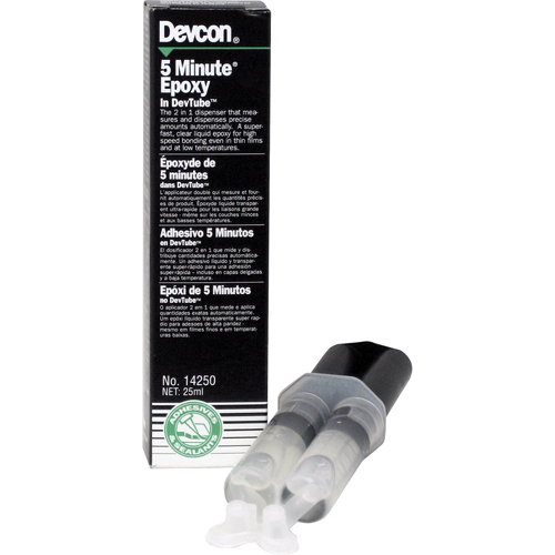 5-Minute Adhesive, 25 ml, Dual Cartridge, Two-Part, Clear Infinity Industrial Services Inc.
