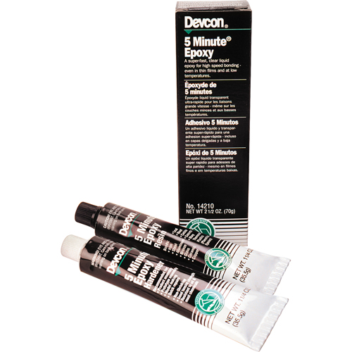 5-Minute Adhesive, 70 g, Tube, Two-Part, Clear Infinity Industrial Services Inc.