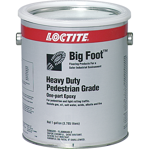 Rev&ecirc;tement antid&eacute;rapant robuste pour plancher Big Foot de calibre pi&eacute;ton, 1 gal., &eacute;poxy, Noir Infinity Industrial Services Inc.
