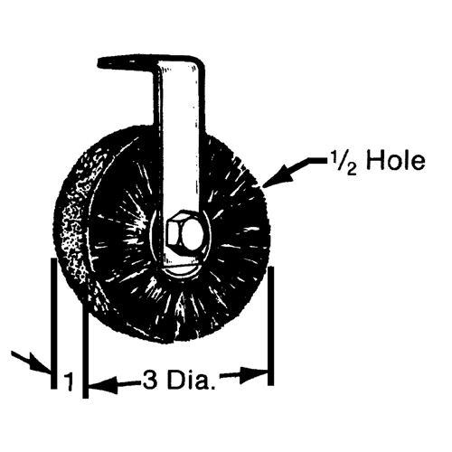 Brosses plates, rondes ou Roto Infinity Industrial Services Inc.