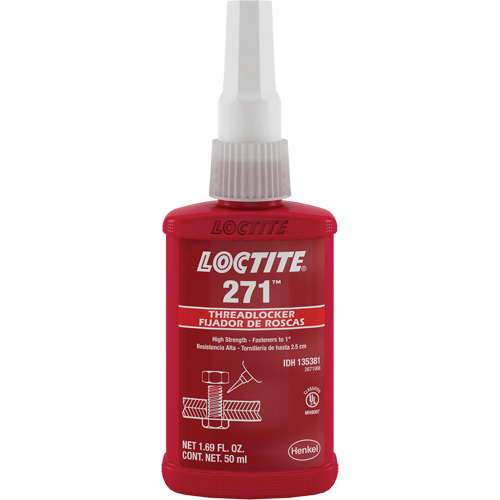 Compos&eacute; de blocage 271, Rouge, &eacute;lev&eacute;, 50 ml, Bouteille Infinity Industrial Services Inc.