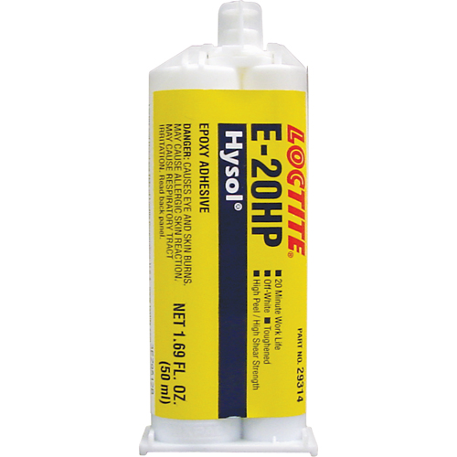 &eacute;poxyde Hysol E-20HP, Deux composants, Cartouche double, 104 g, Blanc cass&eacute; Infinity Industrial Services Inc.