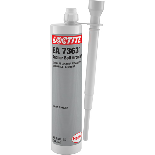 Coulis pour boulon d'ancrage EA 7363 Fixmaster HP, Cartouche Infinity Industrial Services Inc.