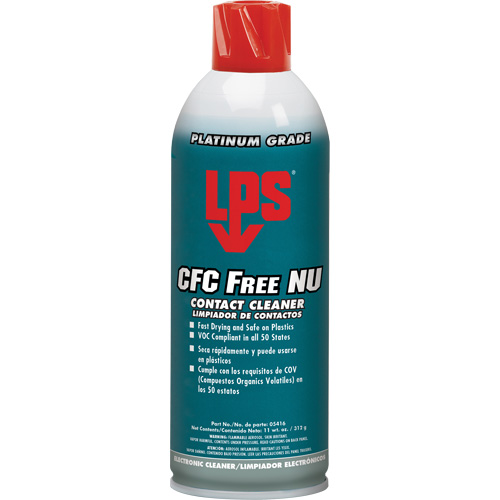 Nettoyant pour contacts NU LVC sans CFC, Canette a&eacute;rosol Infinity Industrial Services Inc.