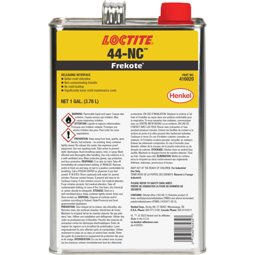 Frekote 44-NC Infinity Industrial Services Inc.