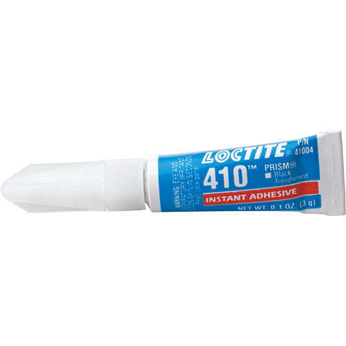 410 Instant Adhesive, Black, Tube, 3 g Infinity Industrial Services Inc.