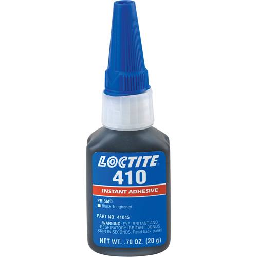 410 Instant Adhesive, Black, Bottle, 20 g Infinity Industrial Services Inc.