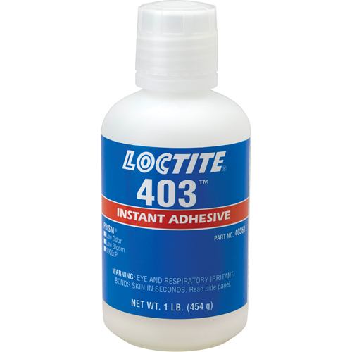 403 Prism&reg; Instant Adhesive, 454 g, Bottle, One-Part, Clear Infinity Industrial Services Inc.