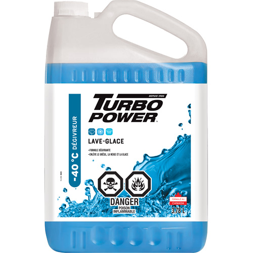Liquide lave-glace toutes saisons Turbo Power, Cruche, 3,78 L Infinity Industrial Services Inc.
