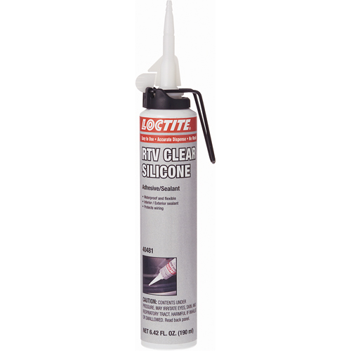 Scellant adh&eacute;sif &agrave; la silicone Superflex RTV, Cartouche, Transparent Infinity Industrial Services Inc.