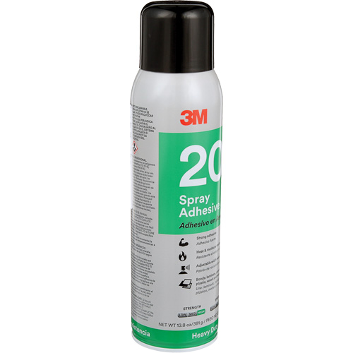 20 Heavy Duty Spray Adhesive, Clear, Aerosol Can Infinity Industrial Services Inc.