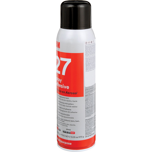 27 Multi-Purpose Spray Adhesive, Clear, Aerosol Can Infinity Industrial Services Inc.