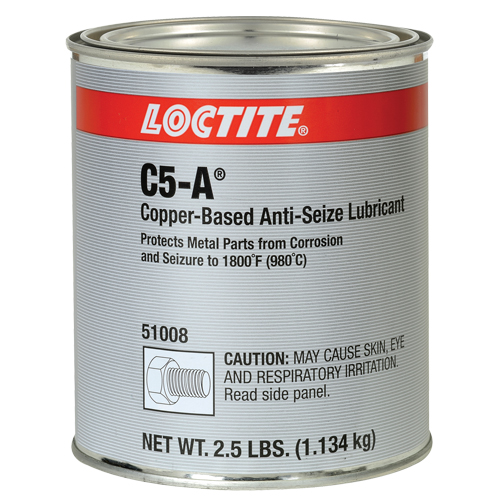Loctite&reg; 8008 C5-A Copper Anti-Seize Lubricant, 2.5 lbs., Can, 1800°F (982°C) Max Temp. Infinity Industrial Services Inc.