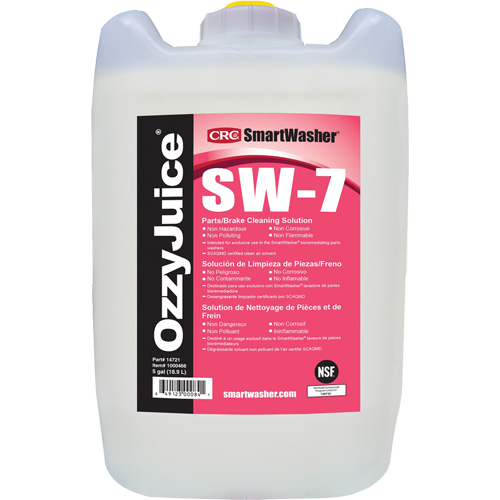 SmartWasher&reg; OzzyJuice&reg; Cleaning Solution, Jug Infinity Industrial Services Inc.