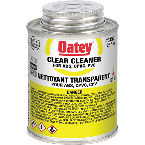 Nettoyant transparent pour tuyau, 250 ml, Bouteille Infinity Industrial Services Inc.