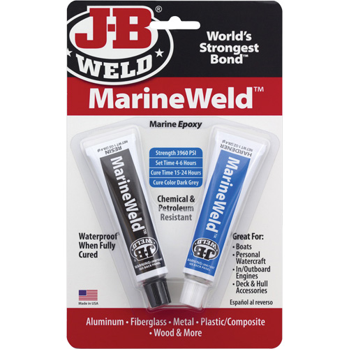Colle &eacute;poxyde de qualit&eacute; marine, Deux composants, Tube, 3 oz., Gris Infinity Industrial Services Inc.