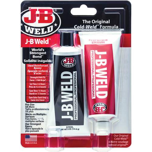 Colle &eacute;poxyde J-B Weld, Deux composants, Tube, 10 oz, Gris Infinity Industrial Services Inc.