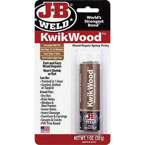 Colle &eacute;poxyde KwikWood, 2 oz, B&acirc;ton, Havane Infinity Industrial Services Inc.