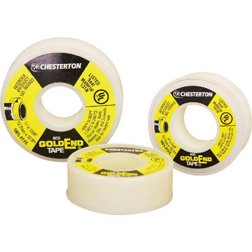 GoldEnd PTFE Sealing, Tape, 1/2" x 540", -240° C - 260° C/-400° F - 500° F Infinity Industrial Services Inc.