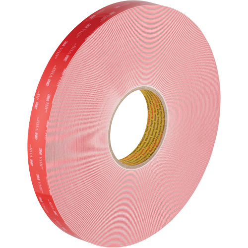 VHB Tape, 32.9 m (108') L x 1117.6 mm (44") W, 0.028 mm, Acrylic Infinity Industrial Services Inc.