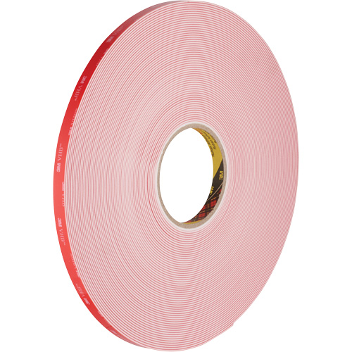 VHB Tape, 32.9 m (108') L x 12.7 mm (1/2") W, 62 mils, Acrylic Infinity Industrial Services Inc.