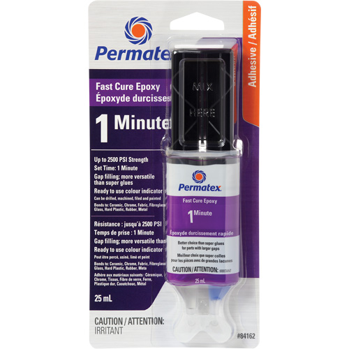 Gel &eacute;poxyde, 25 ml, Seringue, Deux composants, Transparent Infinity Industrial Services Inc.