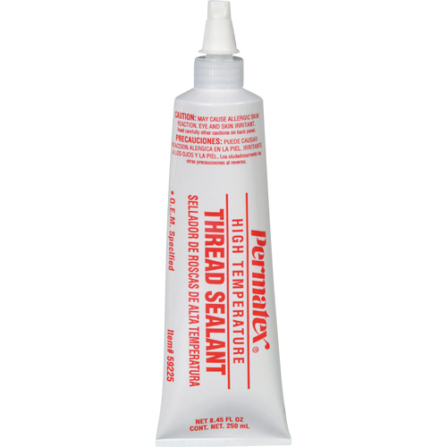 Scellant pour filetage haute temp&eacute;rature, Tube, 250 ml, -54° C - 204° C/-65° F - 400° F Infinity Industrial Services Inc.