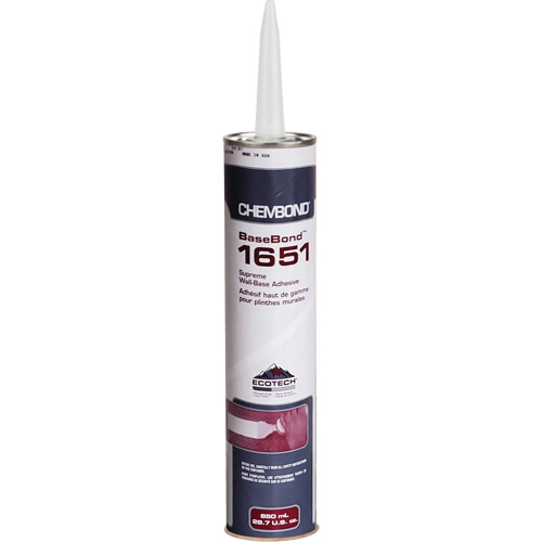 Adh&eacute;sif acrylique pour soubassement Chembond Basebond Supreme Infinity Industrial Services Inc.