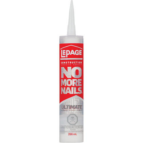 Adh&eacute;sif pour la construction No More Nails Infinity Industrial Services Inc.