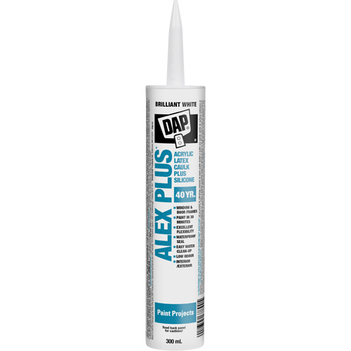 Alex Plus&reg; All Purpose Acrylic Latex Caulk Plus Silicone Infinity Industrial Services Inc.
