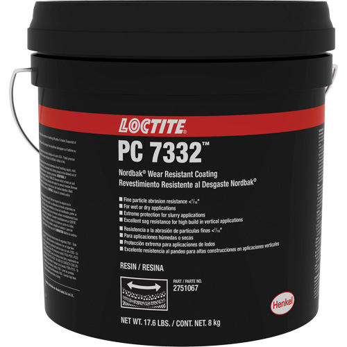 Rev&ecirc;tement de protection contre lusure 7332 Nordbak, Gris, 10 kg, Seau Infinity Industrial Services Inc.