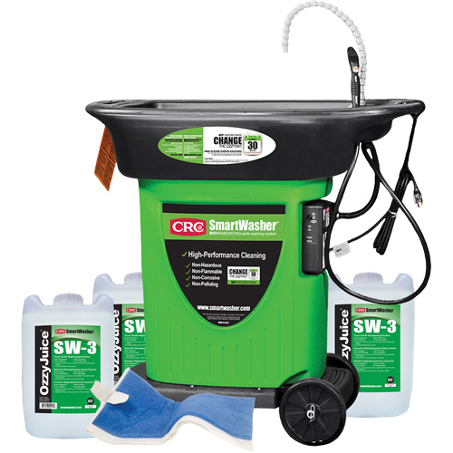 Trousse de bassin de nettoyage de pi&egrave;ces mobile SmartWasher SW-323 Infinity Industrial Services Inc.