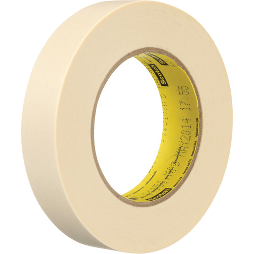 Scotch&reg; Flatback Masking Tape, 24 mm (1") x 55 m (180'), Tan Infinity Industrial Services Inc.