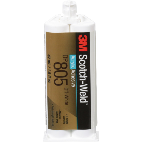 Adh&eacute;sif acrylique Scotch-Weld, Deux composants, Cartouche double, 1,6 oz liq., Jaune Infinity Industrial Services Inc.