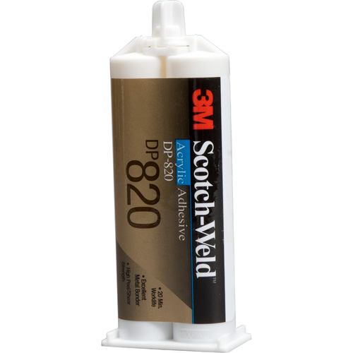 Adh&eacute;sif acrylique Scotch-Weld, Deux composants, Cartouche double, 400 ml, Blanc cass&eacute; Infinity Industrial Services Inc.