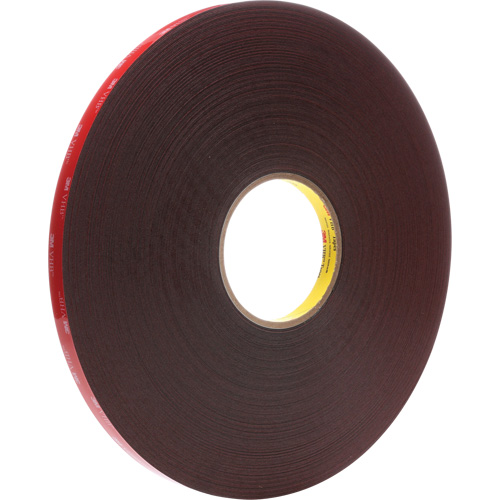 VHB Tape, 33 m (108') L x 12 mm (1/2") W, 25 mils, Acrylic Infinity Industrial Services Inc.
