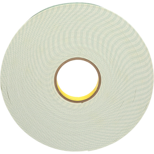 Ruban de mousse avec rev&ecirc;tement deux c&ocirc;t&eacute;s, Ruban double face en mousse, 33 m (108') lo x 25,4 mm (1") la, 62 mils, Ur&eacute;thane Infinity Industrial Services Inc.