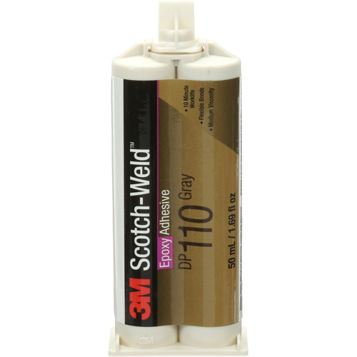Scotch-Weld Adhesive, 1.64 fl. oz., Cartridge, Two-Part, Grey Infinity Industrial Services Inc.