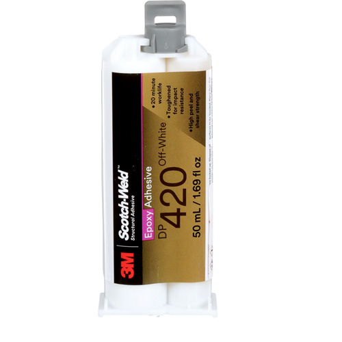 Scotch-Weld Adhesive, 1.25 fl. oz., Cartridge, Two-Part, Off-White Infinity Industrial Services Inc.
