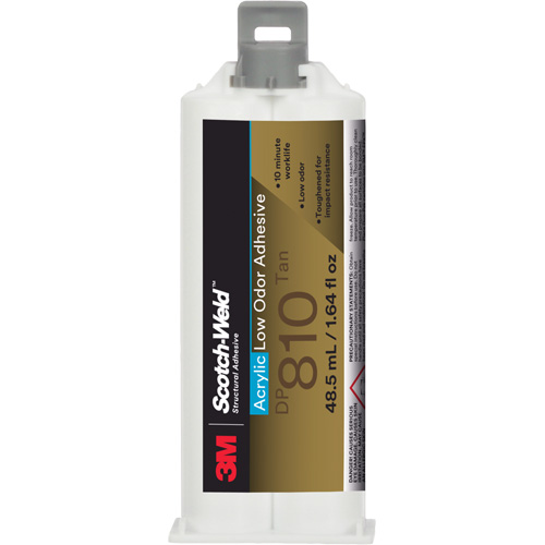 Scotch-Weld Low-Odor Acrylic Adhesive, Two-Part, Cartridge, 1.64 fl. oz., Off-White Infinity Industrial Services Inc.
