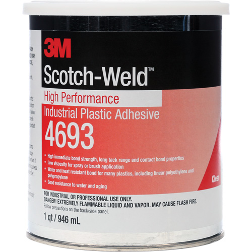 Adh&eacute;sif industriel haute performance pour le plastique Scotch-Weld Infinity Industrial Services Inc.