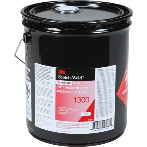 High-Performance Rubber & Gasket Adhesive, Pail, Yellow Infinity Industrial Services Inc.