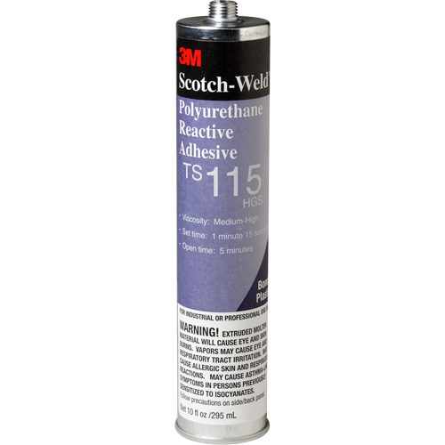Scotch-Weld PUR Adhesive, 10 oz., Cartridge, Clear Infinity Industrial Services Inc.