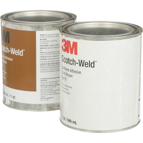 Scotch-Weld Urethane Adhesive 3549, 64 fl. oz., Can, Brown Infinity Industrial Services Inc.