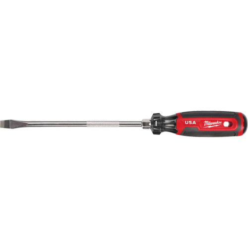 Tournevis &agrave; fente, Tige de 3/8", Ronde, 330 mm lo, Prise en Coussin&eacute;e Infinity Industrial Services Inc.