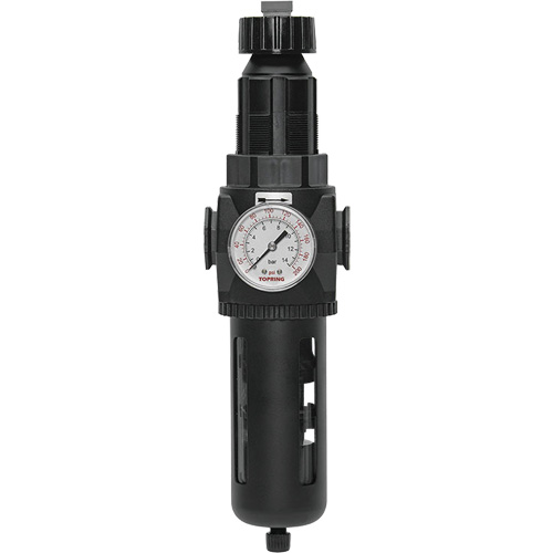 Modulair 400 Filter/Regulator with Manual Drain, 3/4" NPT, 200 psi, 9.1 fl. oz. Capacity Infinity Industrial Services Inc.